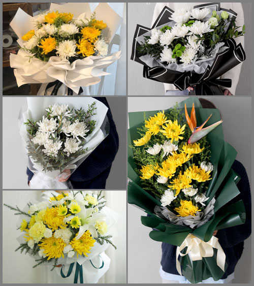贵州黔西南州册亨县岩架镇花冗村白事花束代送